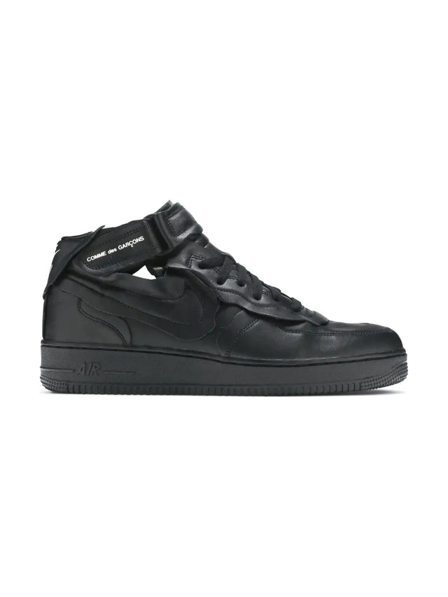 Comme des Garçons x Air Force 1 Mid 'Triple Black'