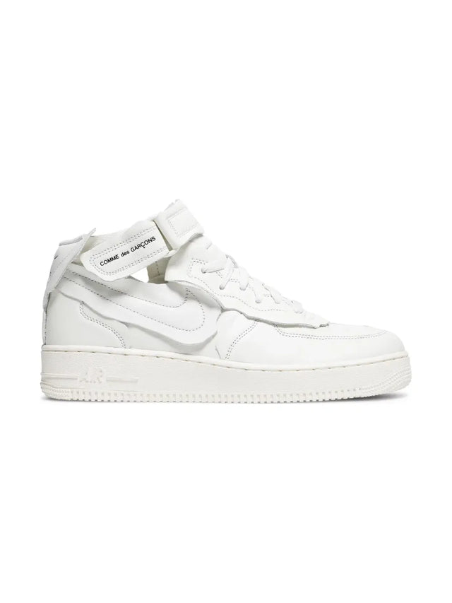 Comme des Garçons x Air Force 1 Mid 'Triple White'