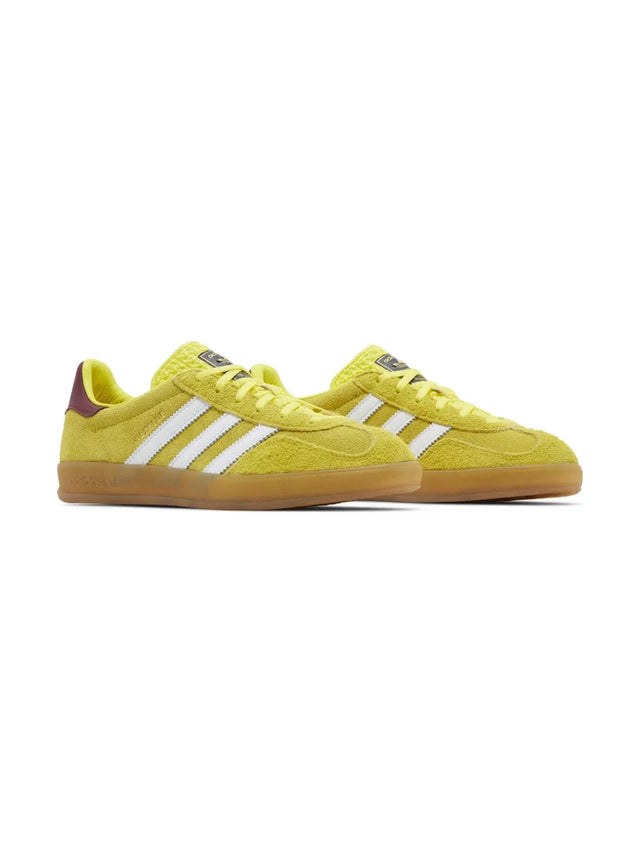 Wmns Gazelle Indoor 'Bright Yellow Burgundy'