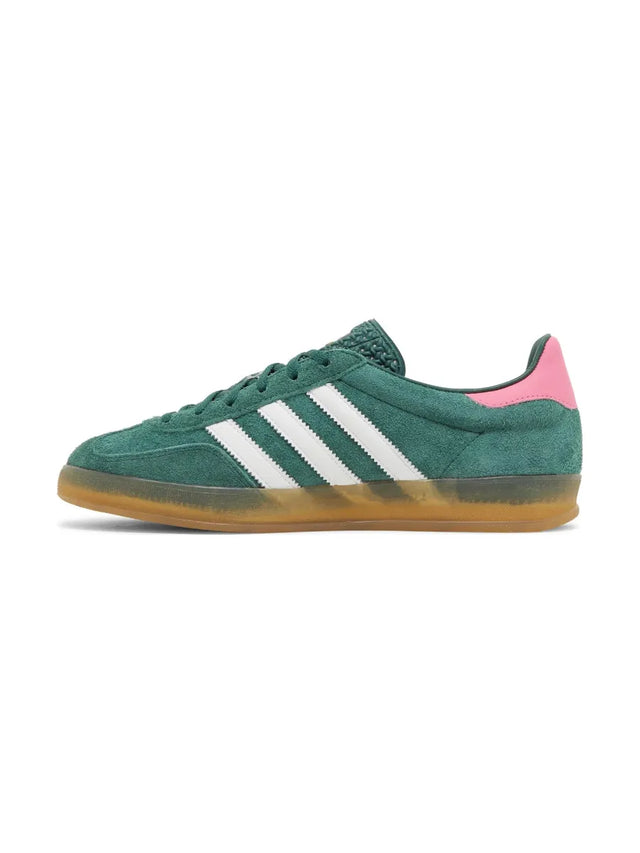 Wmns Gazelle Indoor 'Collegiate Green Pink'