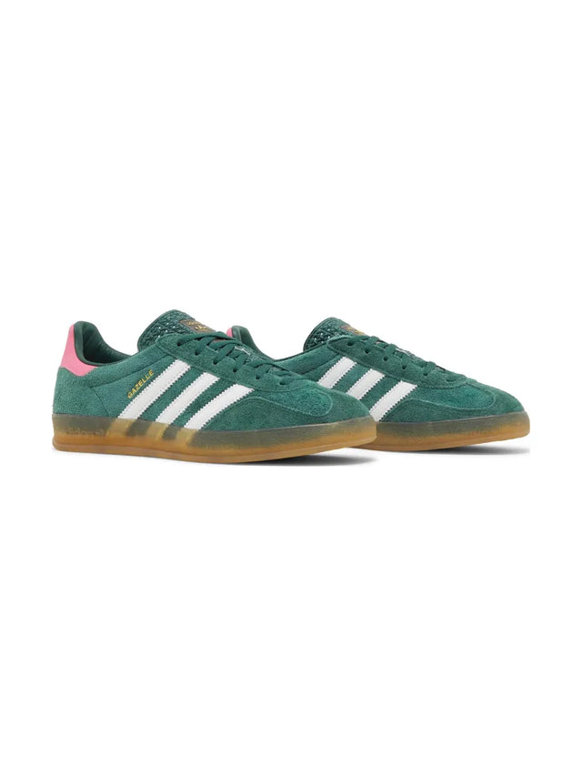 Wmns Gazelle Indoor 'Collegiate Green Pink'