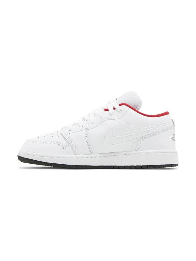 Air Jordan 1 Low GS 'White Gym Red'