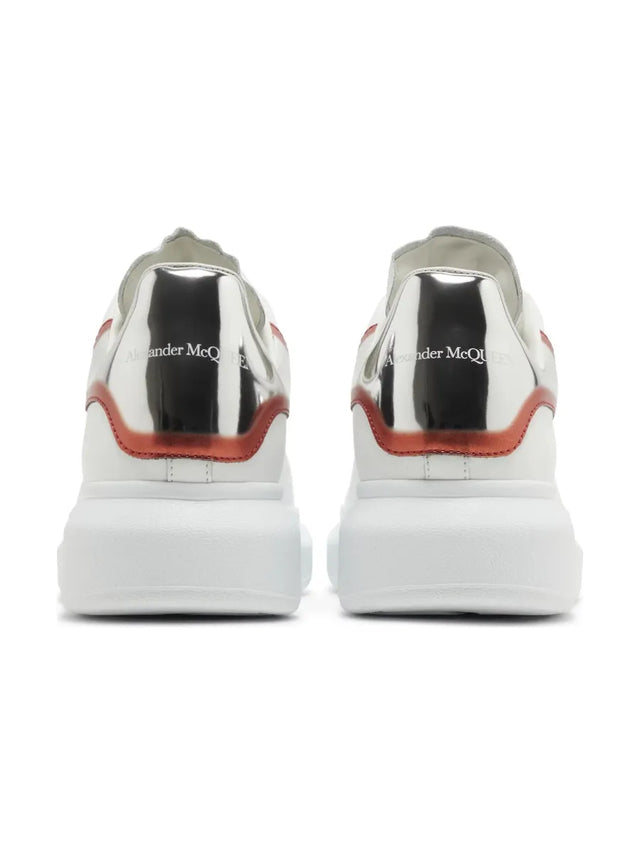 Alexander McQueen Oversized Sneaker 'White Silver Lust Red'