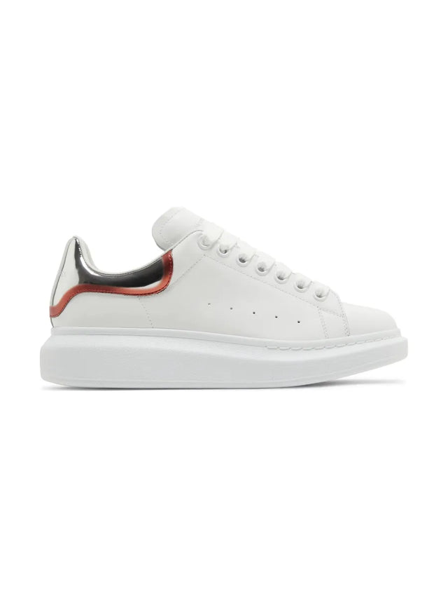 Alexander McQueen Oversized Sneaker 'White Silver Lust Red'