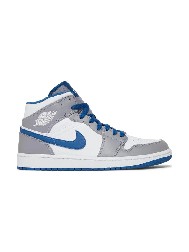 Air Jordan 1 Mid 'Cement True Blue'