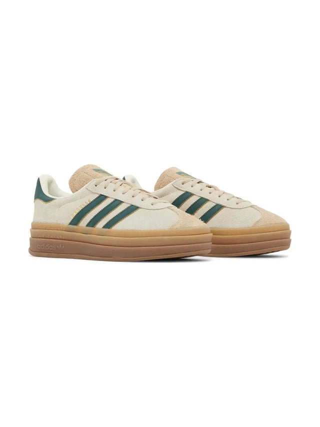 Wmns Gazelle Bold 'Cream Collegiate Green'