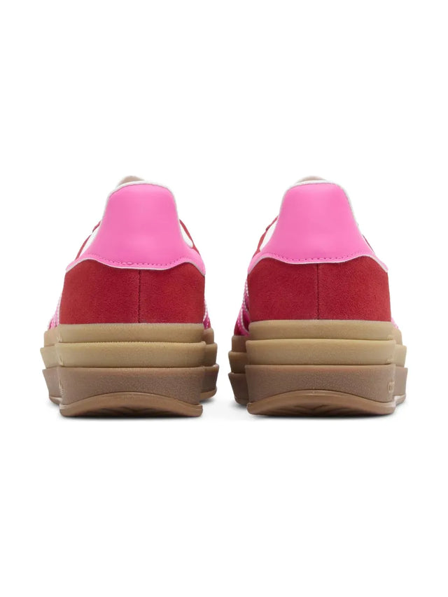 Wmns Gazelle Bold 'Collegiate Red Lucid Pink'