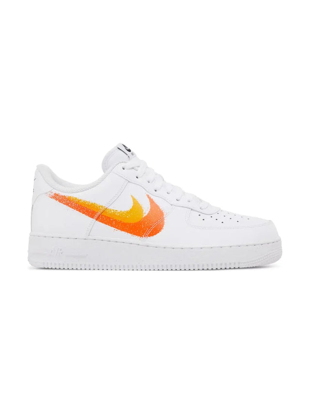 Air Force 1 '07 'Spray Paint Swoosh - Safety Orange'